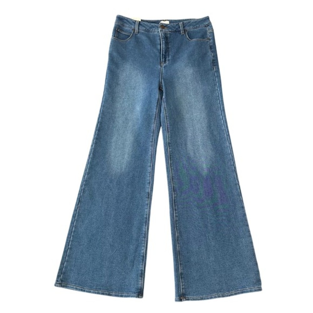Z Supply Georgia Relaxed Leg Jeans Vintage Indigo‎ Blue Wide Leg Size 30 NEW